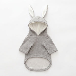 Small dog knitted sweater rabbit ears costume - Petvast