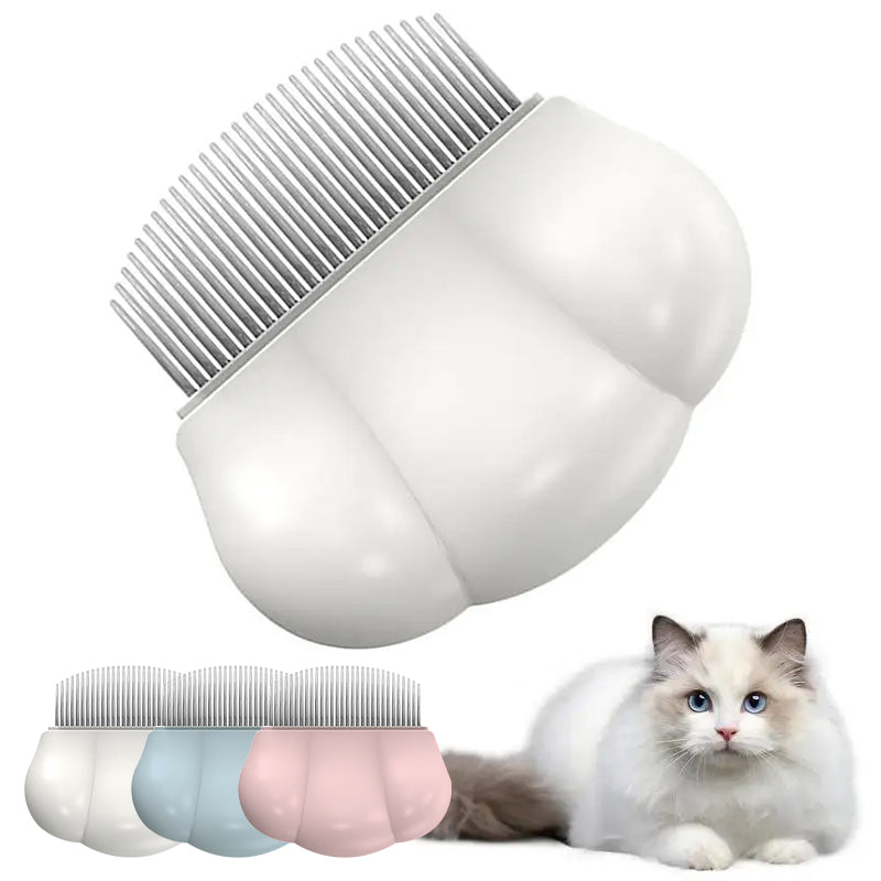 Pet Grooming Comb - Detangling Hair Removal - Cream White  Fresh Mint  Cherry Blossoms