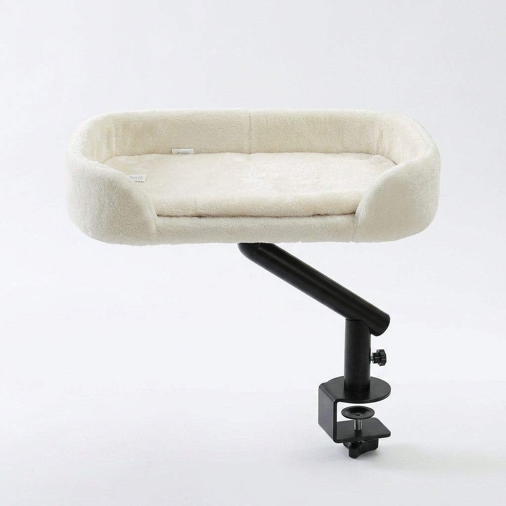 Cat Bed - Plush Rotating Adjustable-Height Desktop Nest - Style A  Style B
