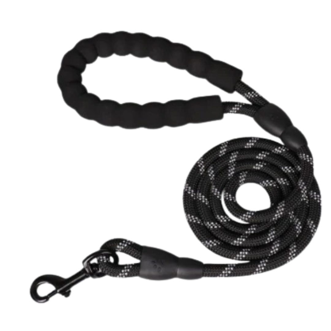 Dog Leash - Nylon - Black / Blue / Green / Orange / Red / Rose Red - 150cm to 300cm - Petvast