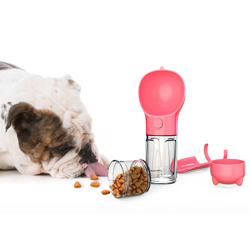 Pet Travel Cup - 4-in-1 Multifunctional - Blue / Green / Pink / Yellow - 300ml & 500ml - Petvast