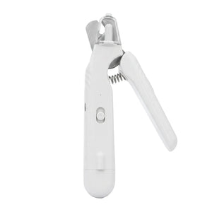 Pet Nail Clipper - 2-in-1 LED Light Grinder - Green / Pink / White - Petvast
