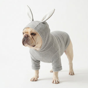 Small dog knitted sweater rabbit ears costume - Petvast